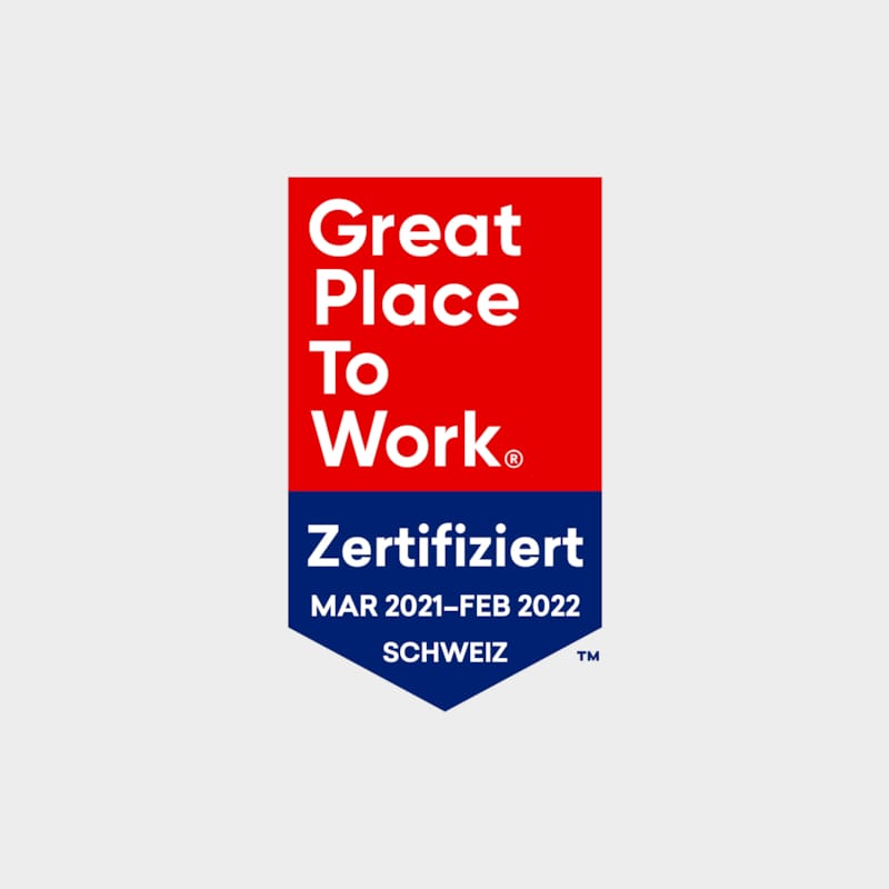 Zertifiziert als «Great Place To Work»