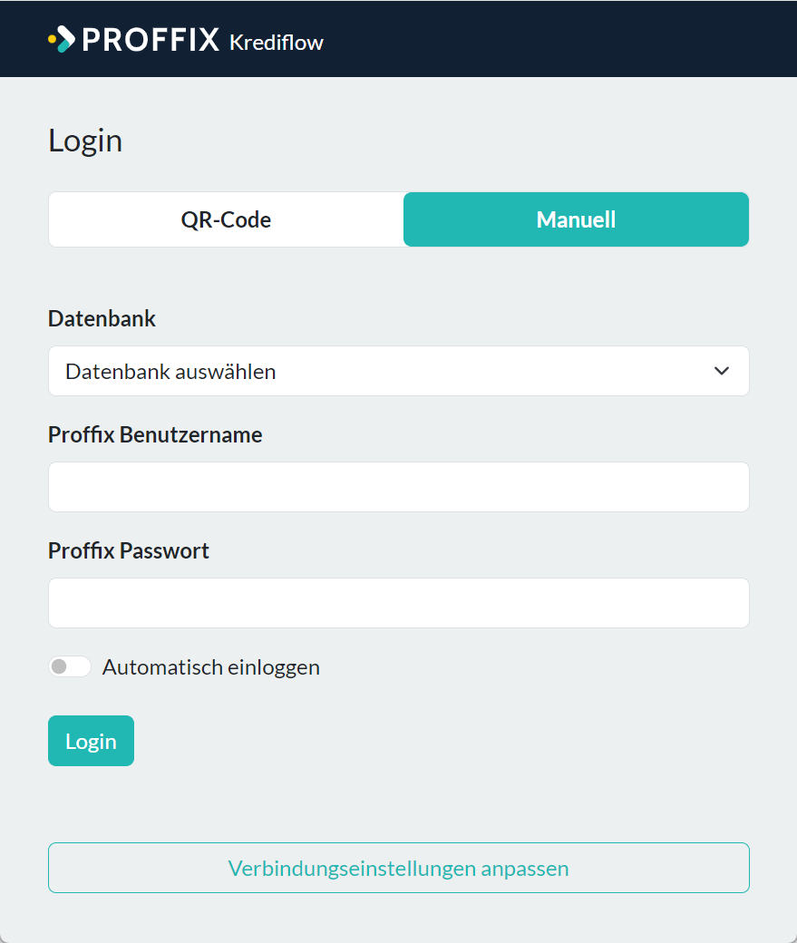 Krediflow_Login_Manuell 2