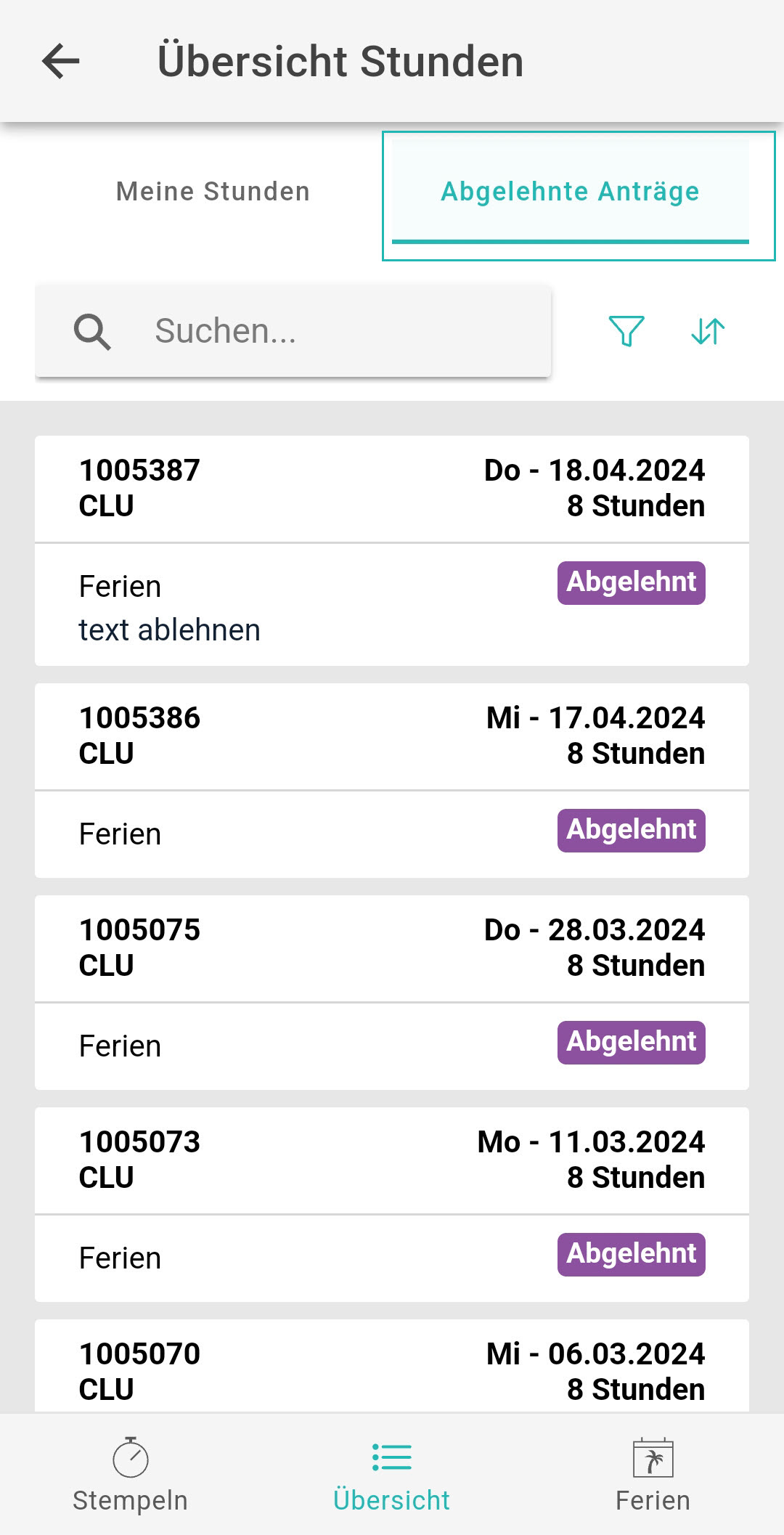Time_Übersicht_Abgelehnte Anträge