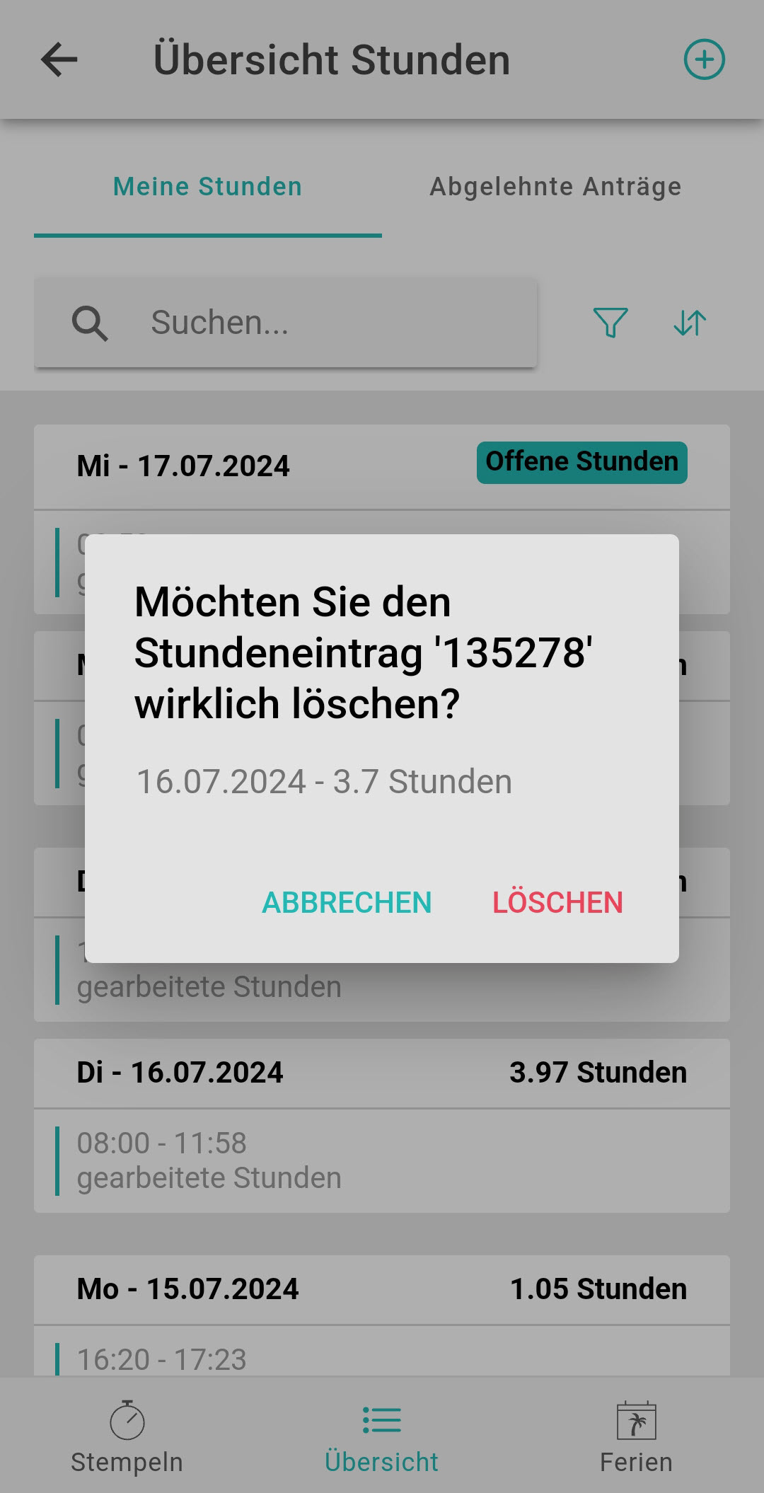 Time_Übersicht_Löschen