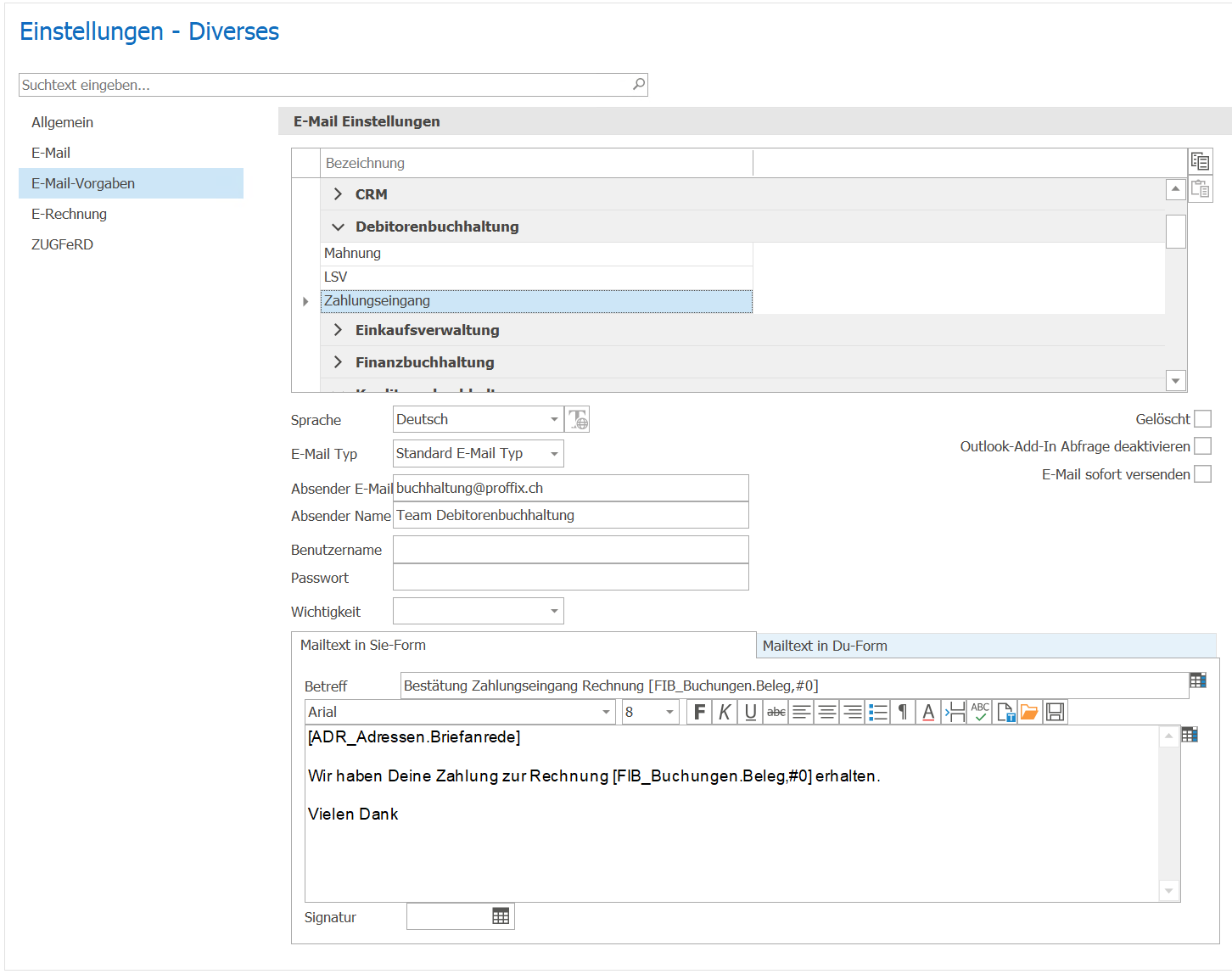 Einst_E-Mail-Vorgaben_Zahlungseingang_ND
