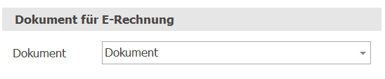 Div_E-Rechnung Dokument ND