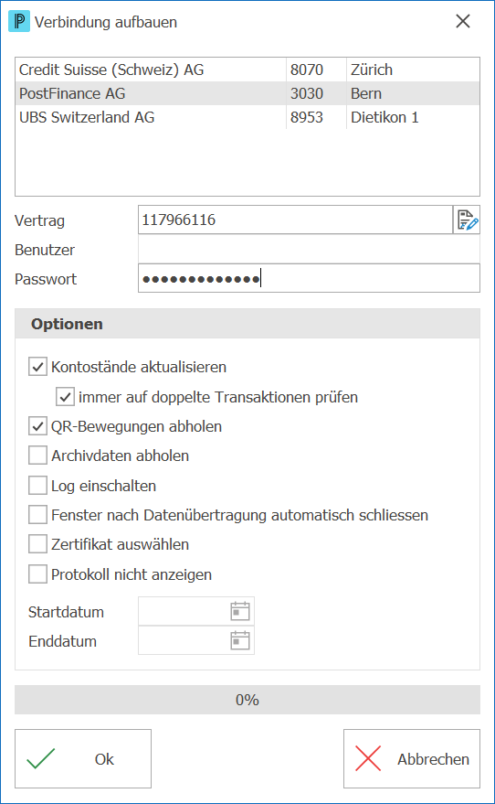 Debi_Zahlung einlesen_Verbindung aufbauen_ND