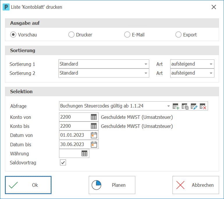 Fibu_Abrechnung Buchungen parkiert_Differenzen plaubisiblieren_Kontoblatt_Selektion_ND