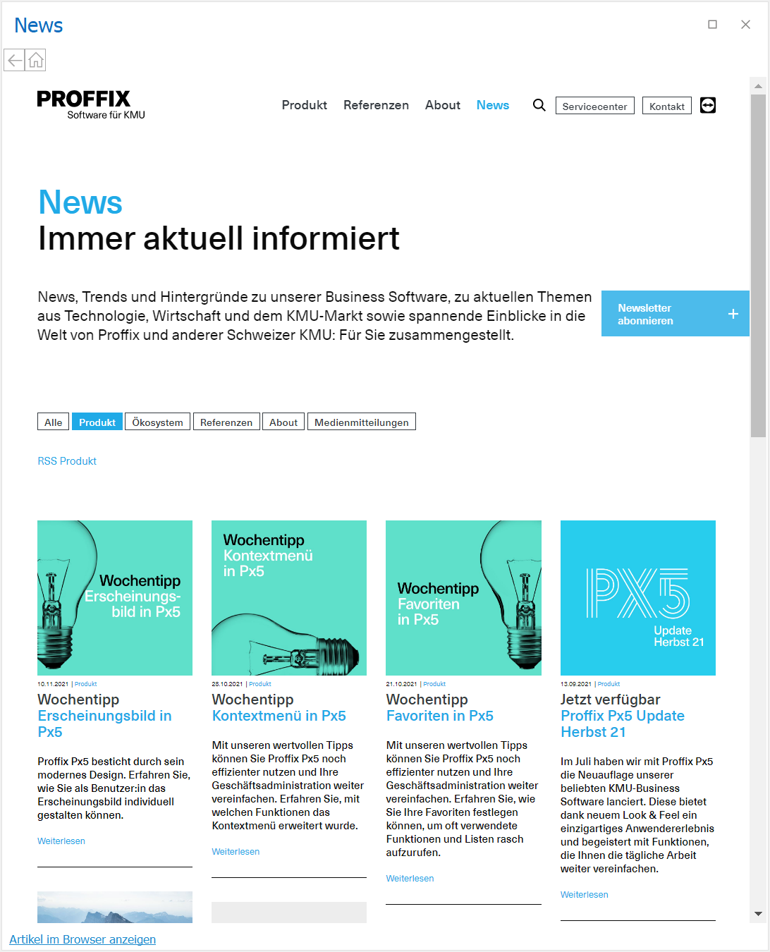 Dock-Fenster-News ND