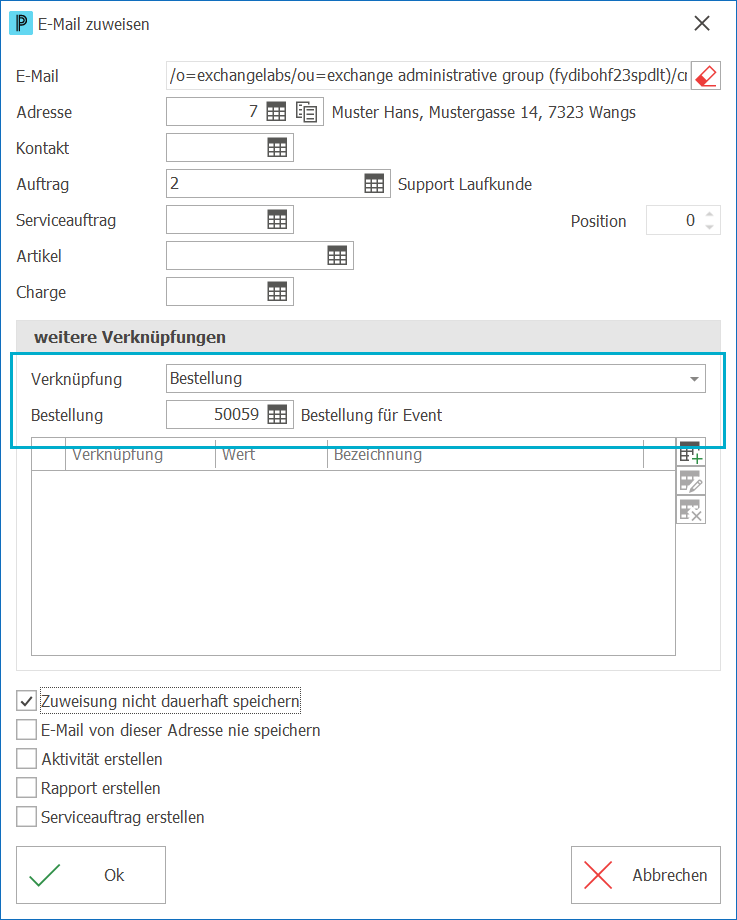 CRM_Outlook_E-Mail verknüpfenBestellungND