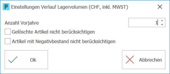 Art_dash_Einst_Verlauf Lagervolumen ND