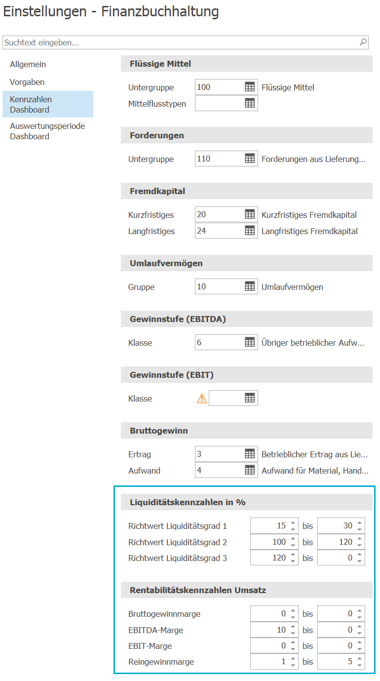 Fibu_Einstellungen Dashboard_ND