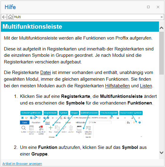 Dock-Fenster-Hilfe ND