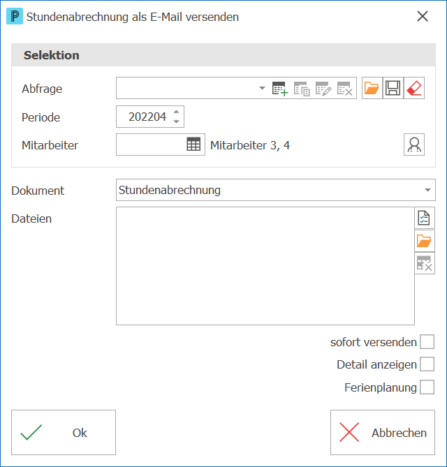 Zeit_Stundenabrechnung per Mail senden ND