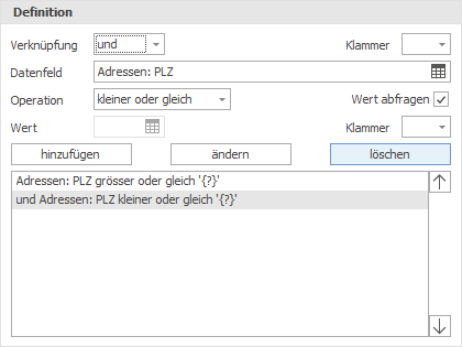 AbfrageDefinitionaendern