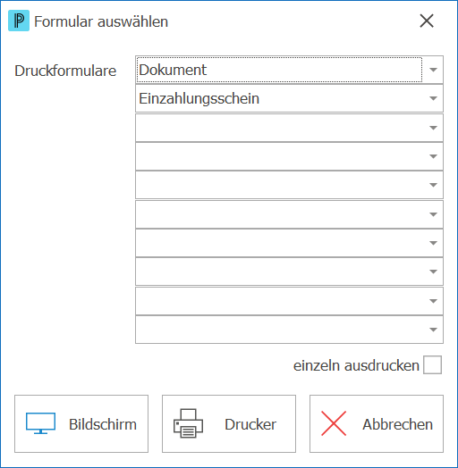 auf_dok_drucken_Sammelrechnung