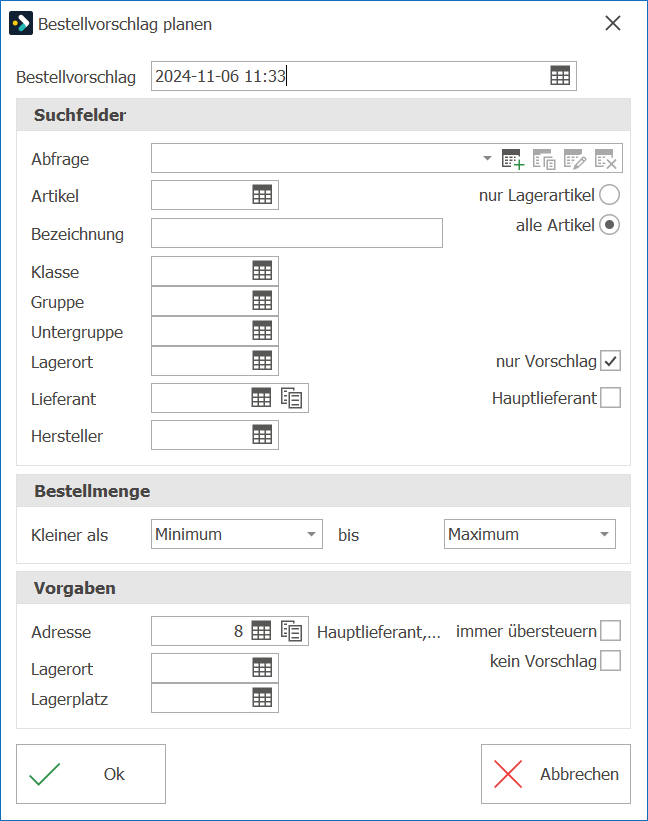 Aufgabenverwaltung_BestellvorschlagPlanenAendern