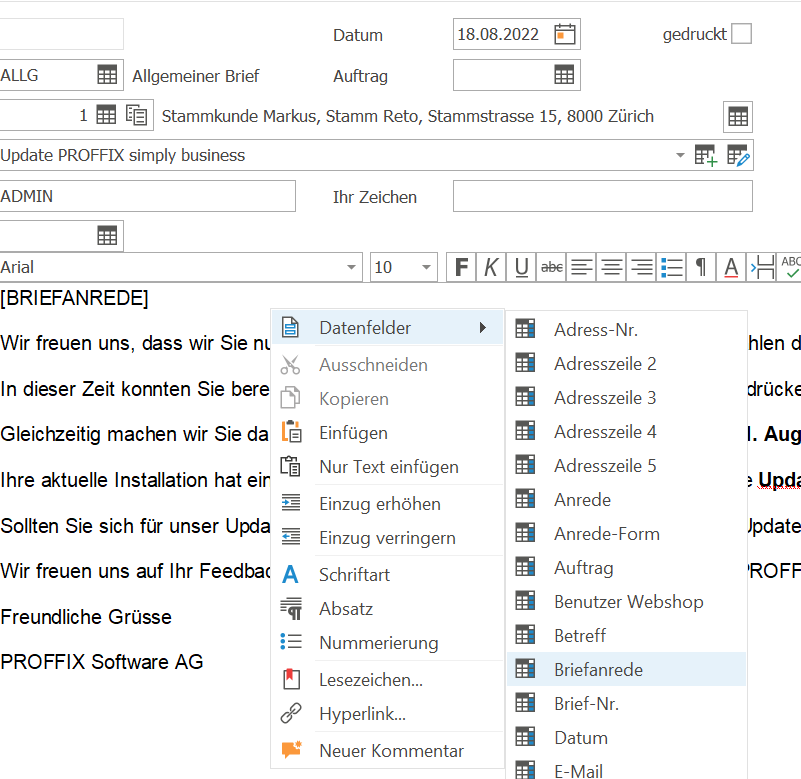 CRM_Briefe_verwalten_Variable