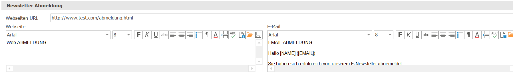 CRM_E-Newsletter_Abmeldung
