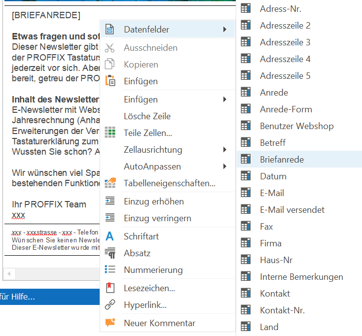 CRM_Newsletter_Variable