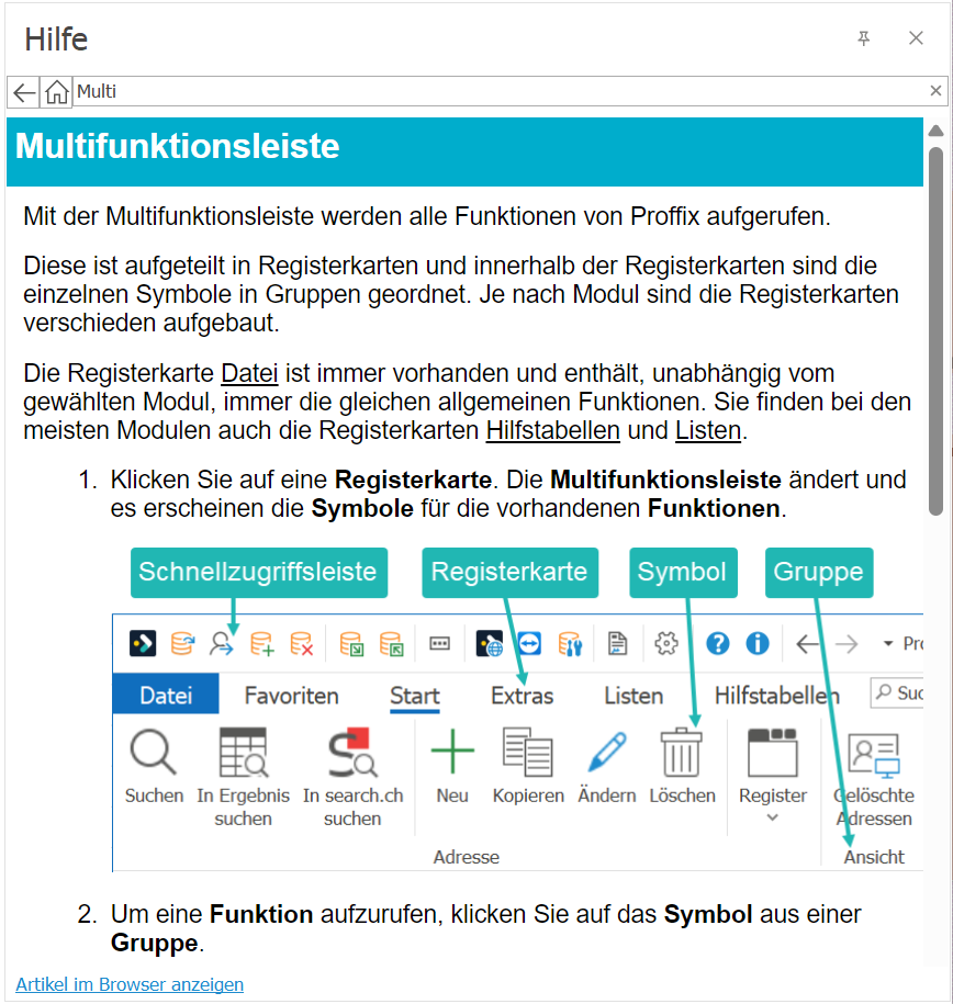 Dock-Fenster-Hilfe
