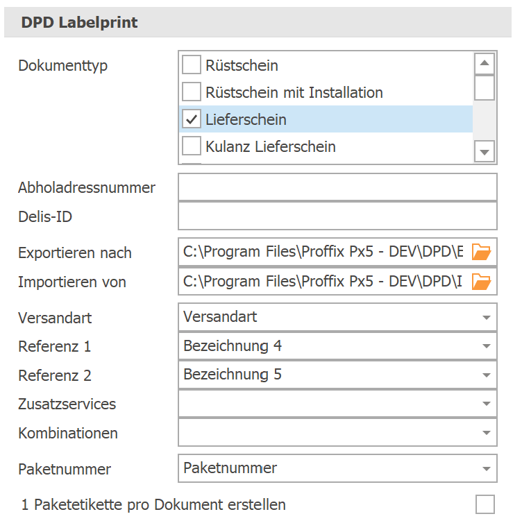 E-Dok_DPD_Labelprint