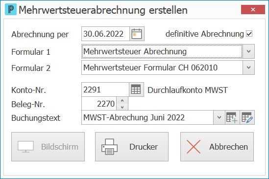 EinAus_Mehrwertsteuerabrechnung