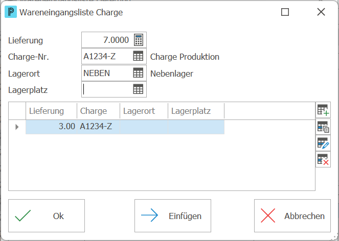 Einkauf_Wareneinkaufsliste_Chargenartikel