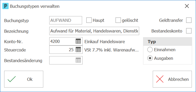 EinAus_Buchungstypen verwalten