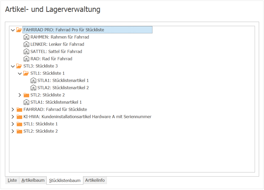 Lager_Dockfenster_Modul_Stücklistebaum
