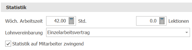 Lohn_Lohnausweis und Statistik_Statistik pro Mitarbeiter