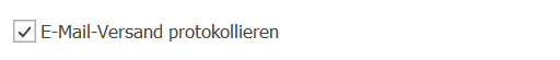 Div_E-Mail Einstellungen Protokoll