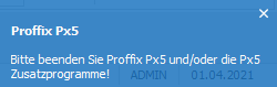 UpdateAktive Benutzer Nachricht
