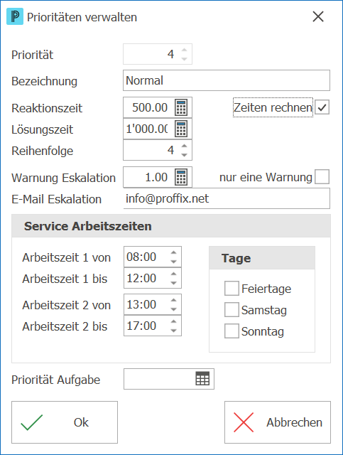 Kundeninsta_Prioritäten verwalten