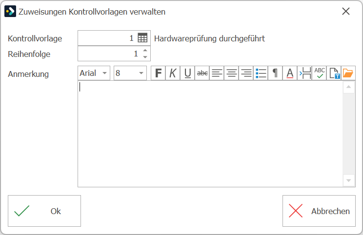 Serviceauftragsverwaltung_Hilfstabellen_Hilfstabellen_Serviceauftragsverwaltung_Zuweisung Kontrollvorlage verwalten4