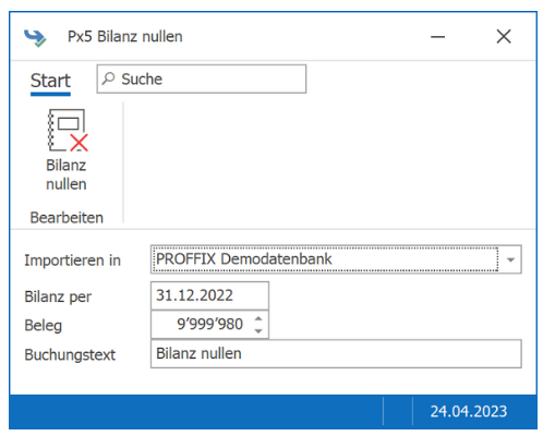 Fibu_Übernahme B ER_Bilanz nullen