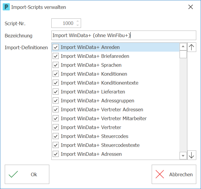 Imp_Import-Scripts verwalten