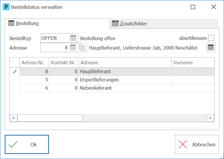 Einkauf_Bestellstatus verwalten_Bestellofferte