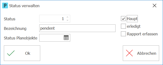 CRM_Status verwalten