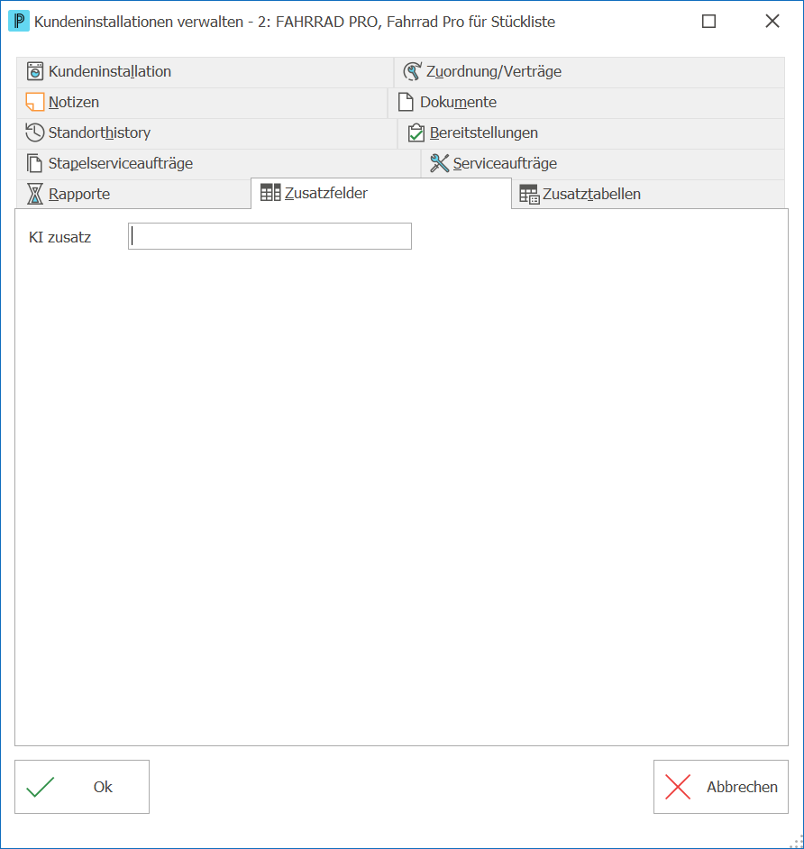 Service_Serviceauftrag_Installationsinfo anzeigen_Zusatzfelder