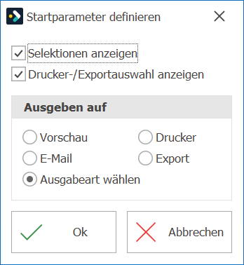 grouplink Liste Parameter