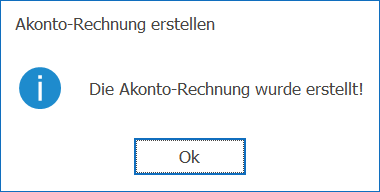 Leistung_Rapport_AkontoRechnung erstellt