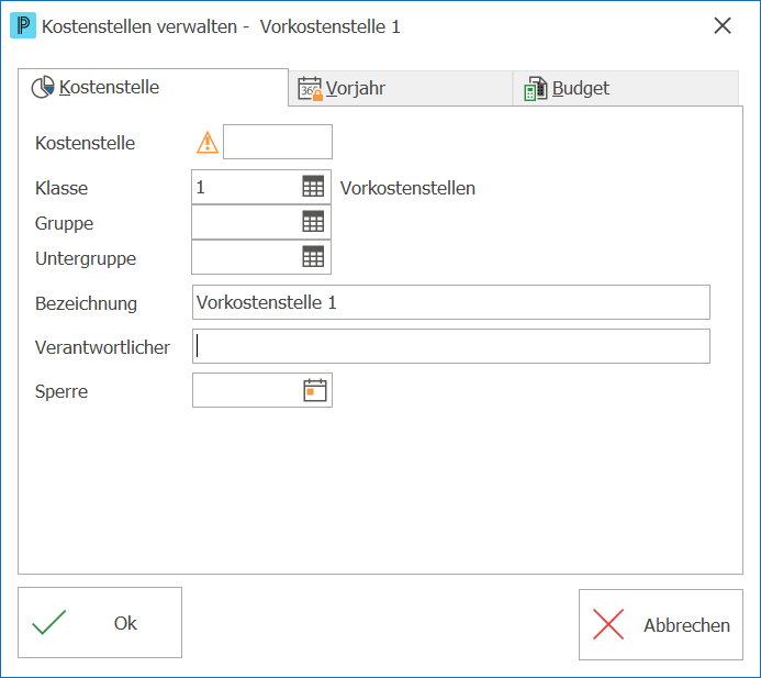 deb_kostenstellen verwalten_Kostenstelle kopieren