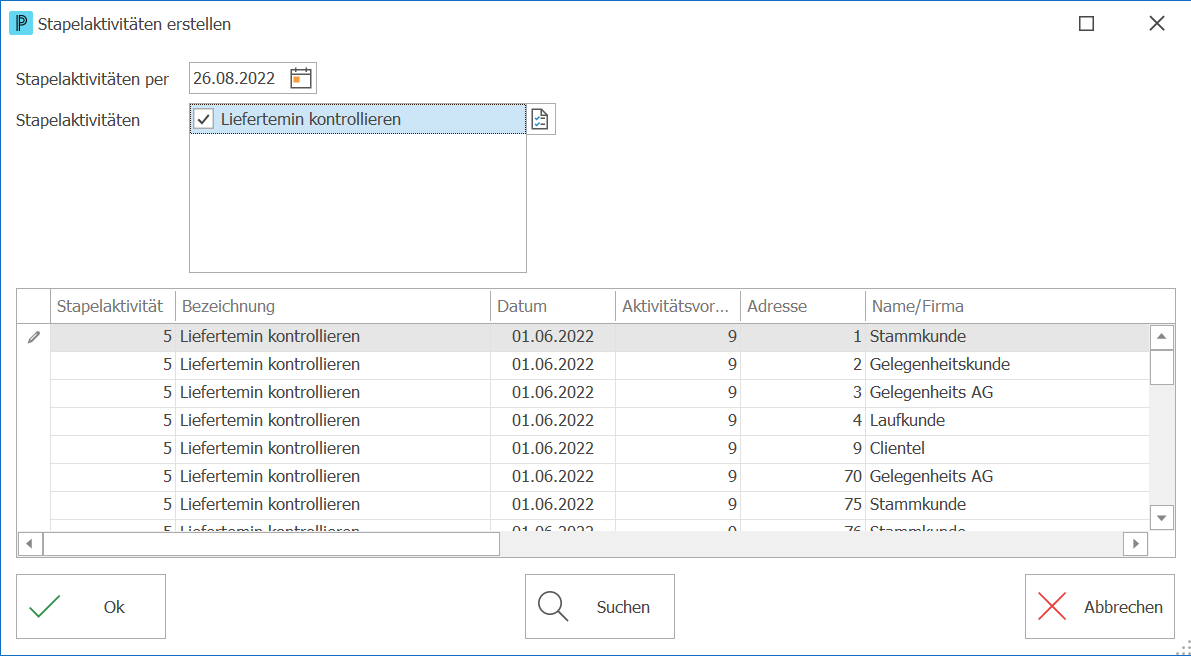 CRM_Stapelaktivtaeten Erstellen