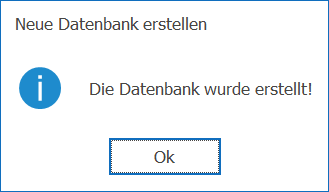 Px5_Hinweis DB erstellt