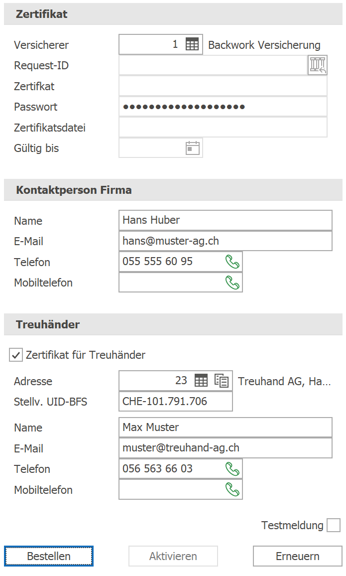 Lohn_SUA Zertifikat für Treuhänder