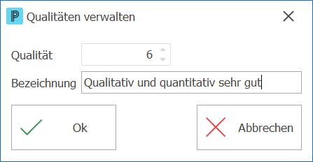 Einkaufsverwaltung_Qualitäten_Qualitäten verwalten