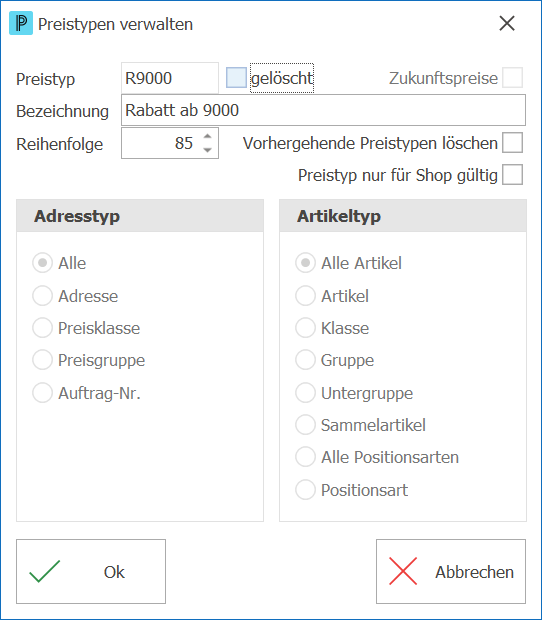 Preis_Gesamtrabatt9000_Preistypen verwalten
