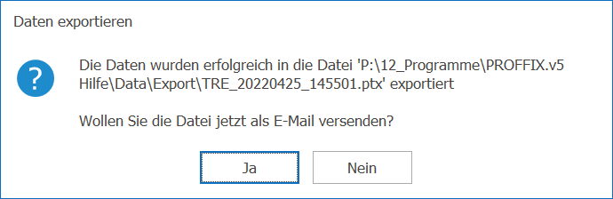 Warnung 2_Daten exportieren