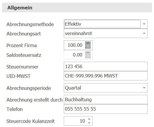 MWST_Buchhaltung vereinnahmt_angewählt