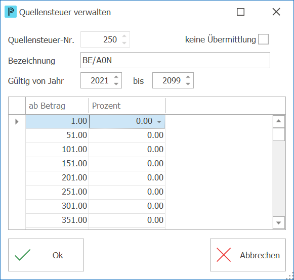 Lohn_Quellensteuer Tarif neu