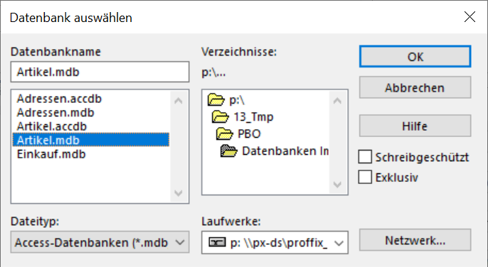 Art_Sync_ODCB Select Database