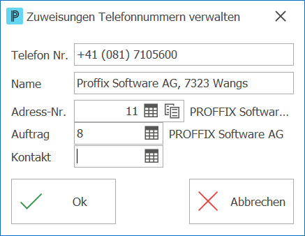 CRM_Zuweisungen Telefonnummer