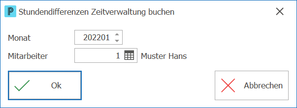 Leistung_Extras_Stundendifferenzen Zeitverwaltung buchen